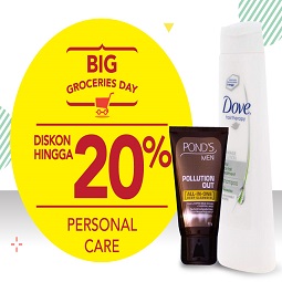 Personal Care Diskon Hingga 20%
