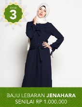 Baju Lebaran Jenahara Senilai Rp1.000.000
