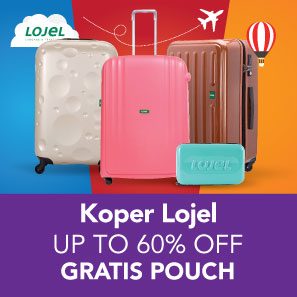 Koper Lojel Up To 60% OFF Gratis Pouch