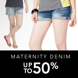 Maternity Denim Up To 50%