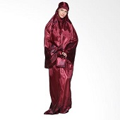  Paper Cut Muslim Achazia Prayer Set - Maroon