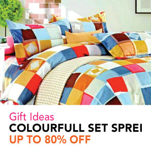 Colourfull Set Sprei Up To 80% OFF
