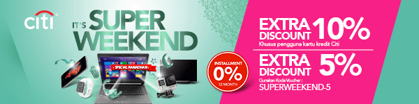 It's Super Weekend Gadget Extra Discount 10% + 5%