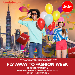 Air Asia Top Spender Fly Away To Fashion Week