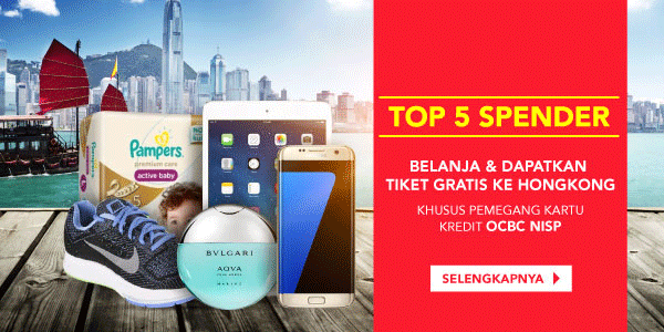 Belanja & Dapatkan Tiket Gratis ke Hongkong