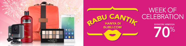 Rabu Cantik Week Of Celebration Diskon Hingga 70%