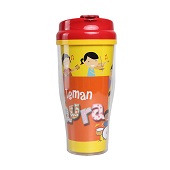 Naura Botol Minum Tumbler Merah Kuning