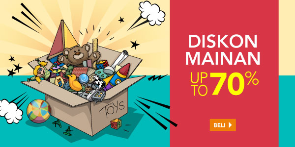 Diskon Mainan Akhir Bulan Up To 70%