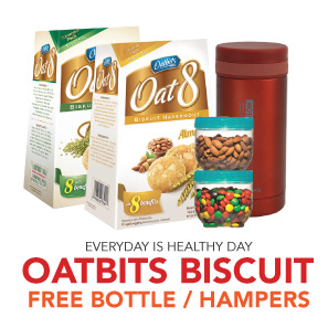 Oatbits Biscuits Free Bottle/Hampers 