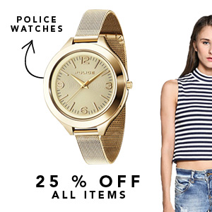 Police Watches 25% OFF All Items
