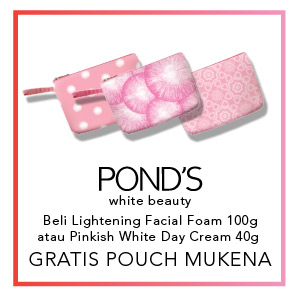 Pond's White Beauty GRATIS Pouch Mukena!