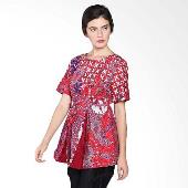 Arjunaweda Women Batik Wulu Rebung Blouse - Merah