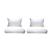 Jacq Set 2 Bantal dan 2 Guling Comfy Dacron