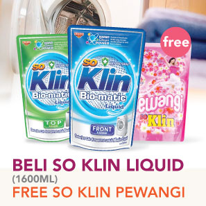 Beli So Klin Liquid (1600ML) Free So Klin Pewangi!