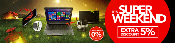 It's Super Weekend EXTRA Discount 5% + Cicilan 0% 12 Month