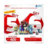 BIGTV - Paket Big Star Buy 5 Get 6 Month