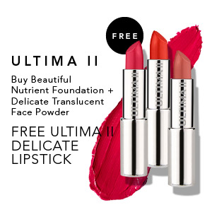 Ultima II FREE Ultima II Delicate Lipstick!