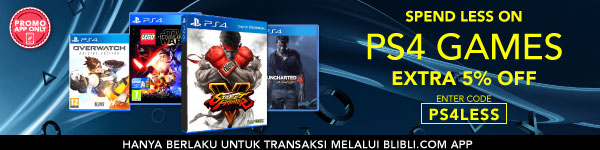 Promo App Only Spend Less On PS4 Games Extra 5% OFF!