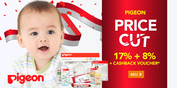 Pigeon Price Cut 17% + 8% + Cashback Voucher*