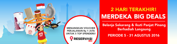 2 Hari Terakhir! Merdeka Big Deals! Belanja Sekarang & Ikuti Panjat Pinang Berhadiah Langsung