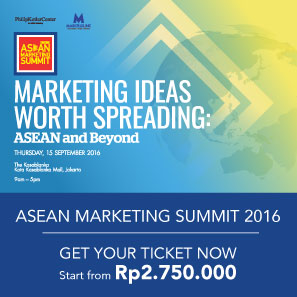 Marketing Ideas Worth Spreading: ASEAN Marketing Summit 2016 Start from Rp2.750.000