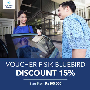 Voucher Fisik BlueBIRD Discount 15% Start From Rp100.000