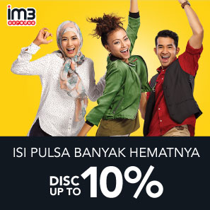 im3 - Isi Pulsa Banyak Hematnya Disc Up To 10%