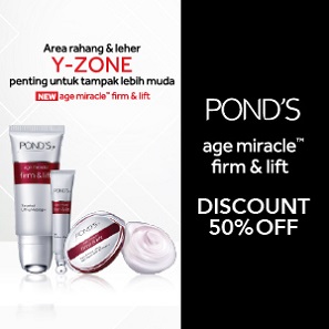 Pond's Age Miracle Firm & Lift Discount 50% OFF!