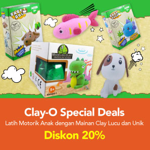 Clay-O Special Deals Diskon 20%