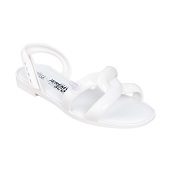  Melissa Tube Sandal + Jeremy Scott Ad 31844 Sepatu Wanita - White