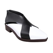 Melissa X-Boot Ad 31772 Sepatu Wanita - White Black Boerdeaux