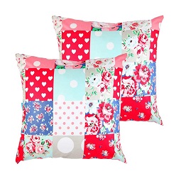 Eolins Patchwork JSPS071 Multicolor Sarung Bantal Sofa 2 pcs