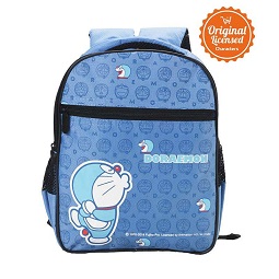 Original Licensed Doraemon Ruscack Blue Tas Ransel Anak (S)