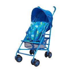 Mothercare Jive Stroller with Hood Dinosaurs Aman Biru