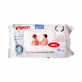 Pigeon Baby Wipes Moisturizing Cloths 70'S
