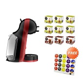 Nescafe Dolce Gusto Mini Me Black Cherry dan 9 Box + Free Capsule Holder