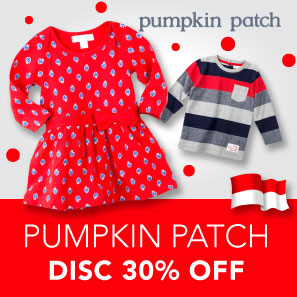 Pumpkin Patch Disc 30% OFF