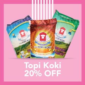 Topi Koki 20% OFF!