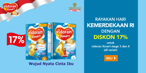 Vidoran Xmart Stage 3 dan 4 Diskon 17%
