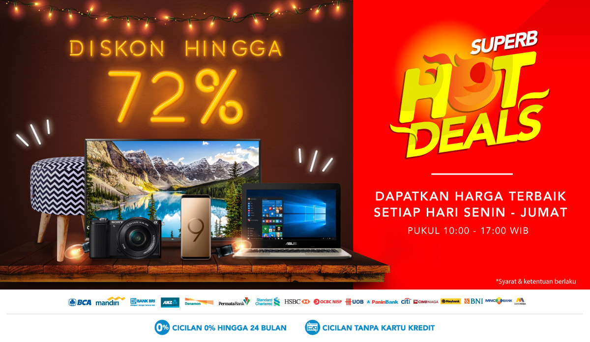 SUPERB HOT DEALS 2018 Promo Produk Elektronik Termurah Bliblicom