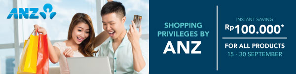 Shopping Privileges by ANZ - Saving Rp100.000 For All Products