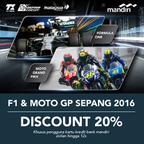F1 & Moto GP Sepang 2016 Discount 2016