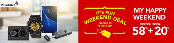 Fun Weekend Deal - My Happy Weekend Diskon Hinnga 58% + 20%