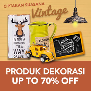 Produk Dekorasi Vintage Up To 70% OFF