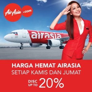 Harga Hemat Airasia Setiap Kamis dan Jumat Disc Up To 20%