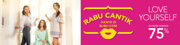 Rabu Cantik Diskon Hingga 75% Hanya Hari INI