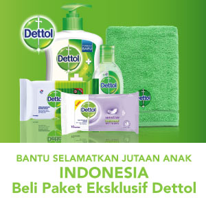 Selamatkan Juaan Anak Indonesia Beli Paket Eksklusif Dettol