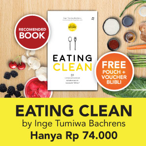 Eating Clean by Inge Tumiwa Hanya Rp74.000 Free Pouch+Voucher Blibli