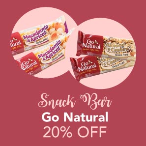 Snack Bar Go Natural 20% OFF