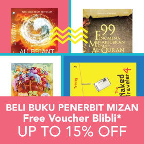 Beli Buku Penerbit Mizan Free Voucher Blibli* Up To 15% Off